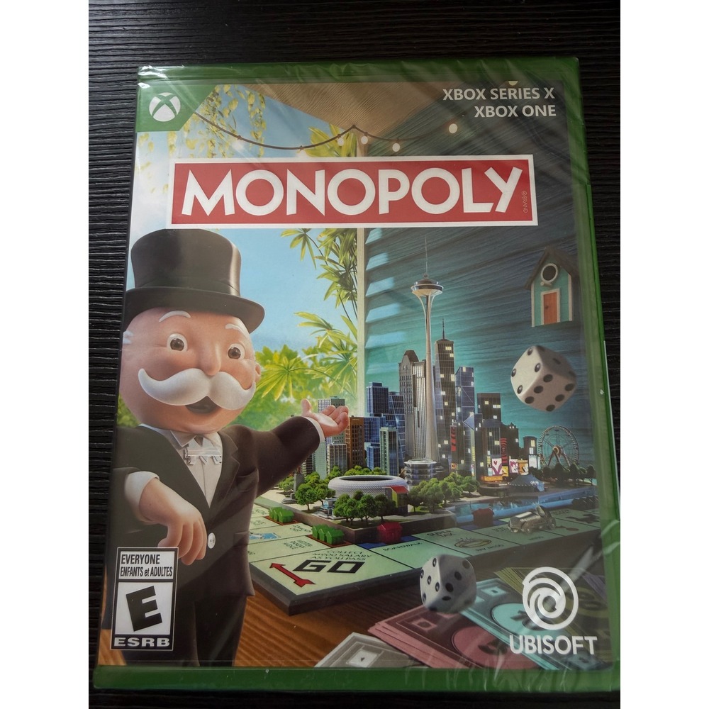Monopoly Xbox Series X Xbox One Ubisoft Video Game New Sealed